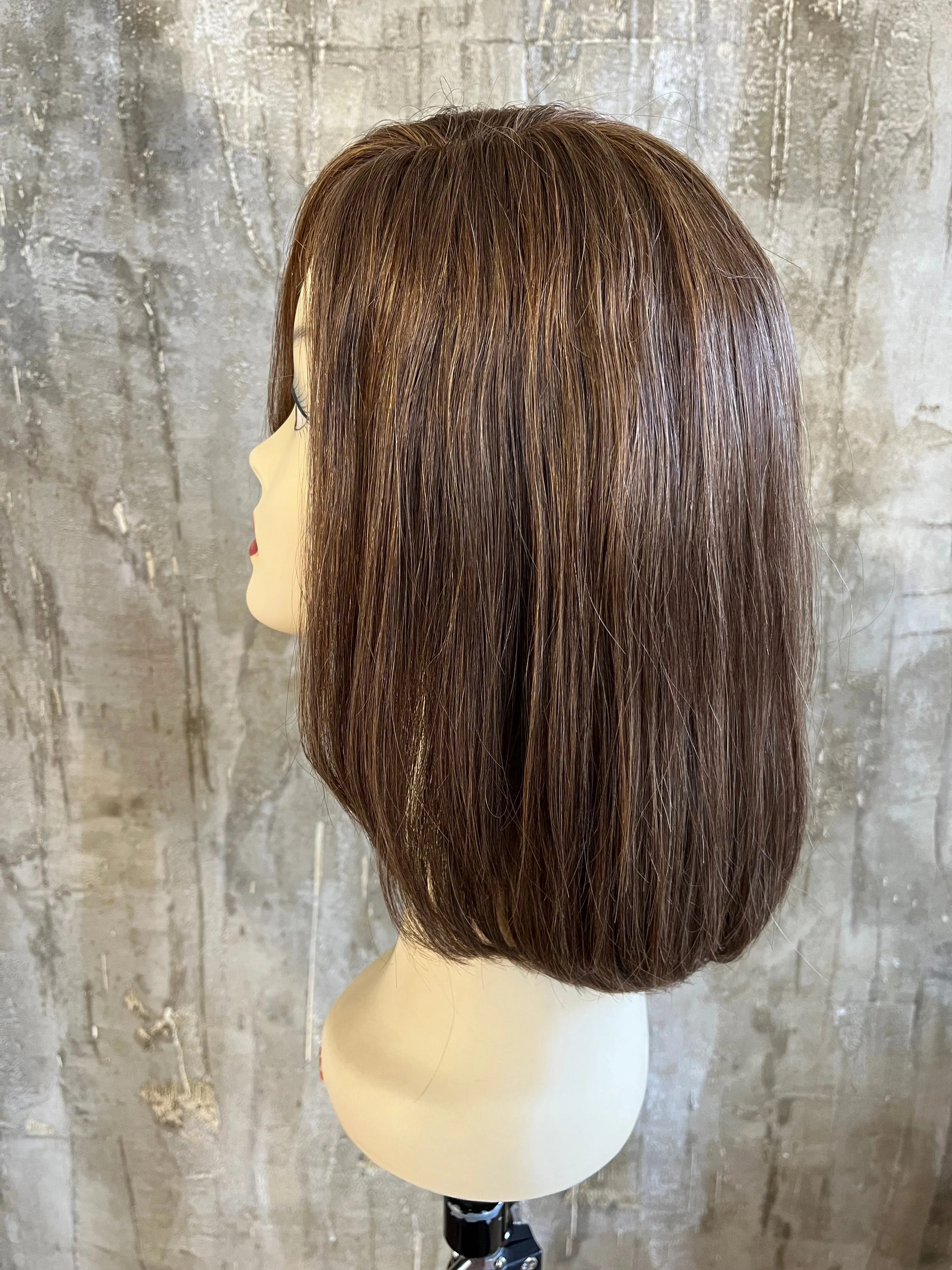 100% EUROPEAN PROCESSED HUMAN HAIR 15" LIGHT BROWN