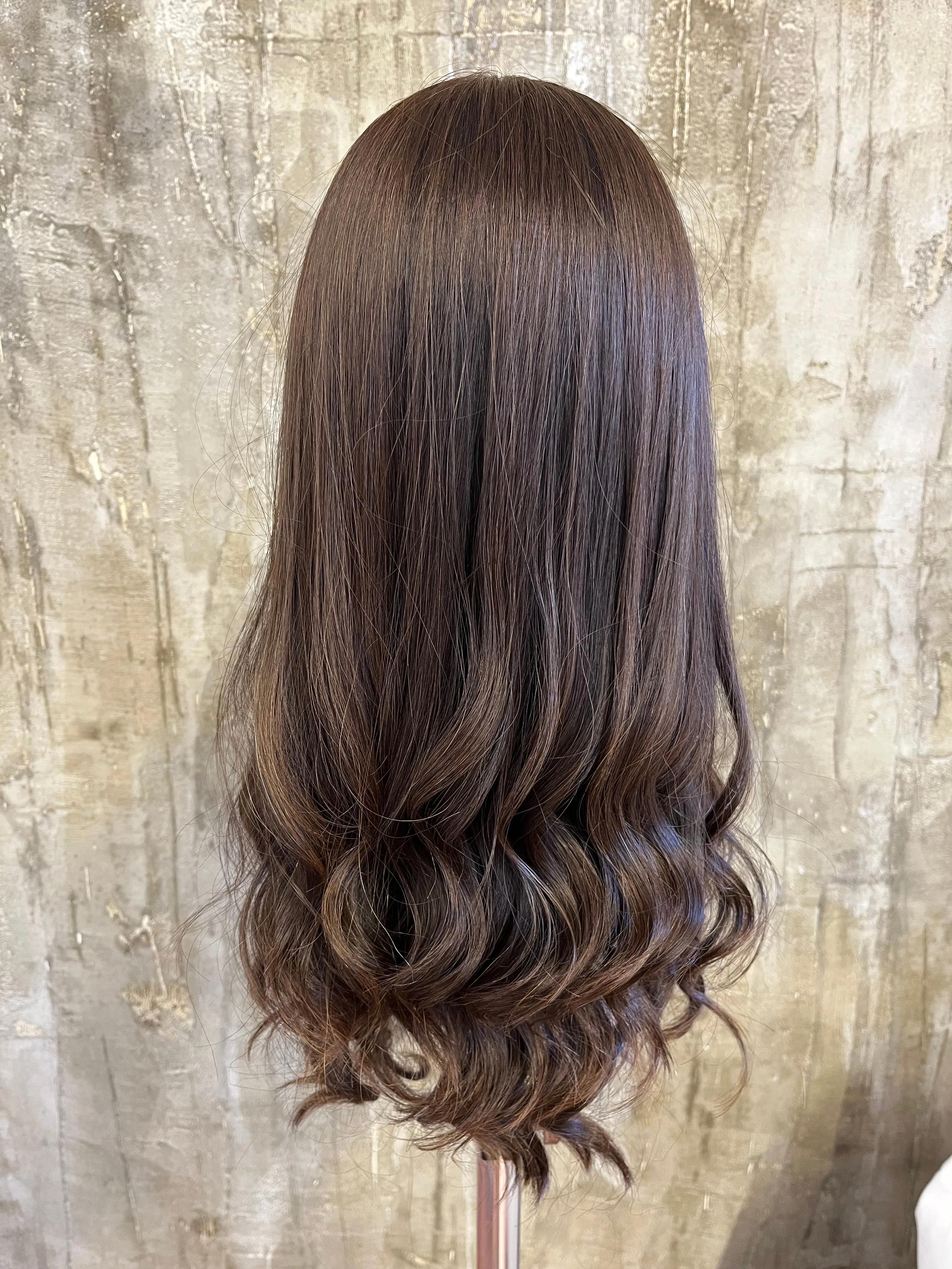 100% EUROPEAN PROCESSED HUMAN HAIR 23" BROWN