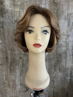 100% EUROPEAN VIRGIN HUMAN HAIR 12" BLOND WITH DARK ROOTS