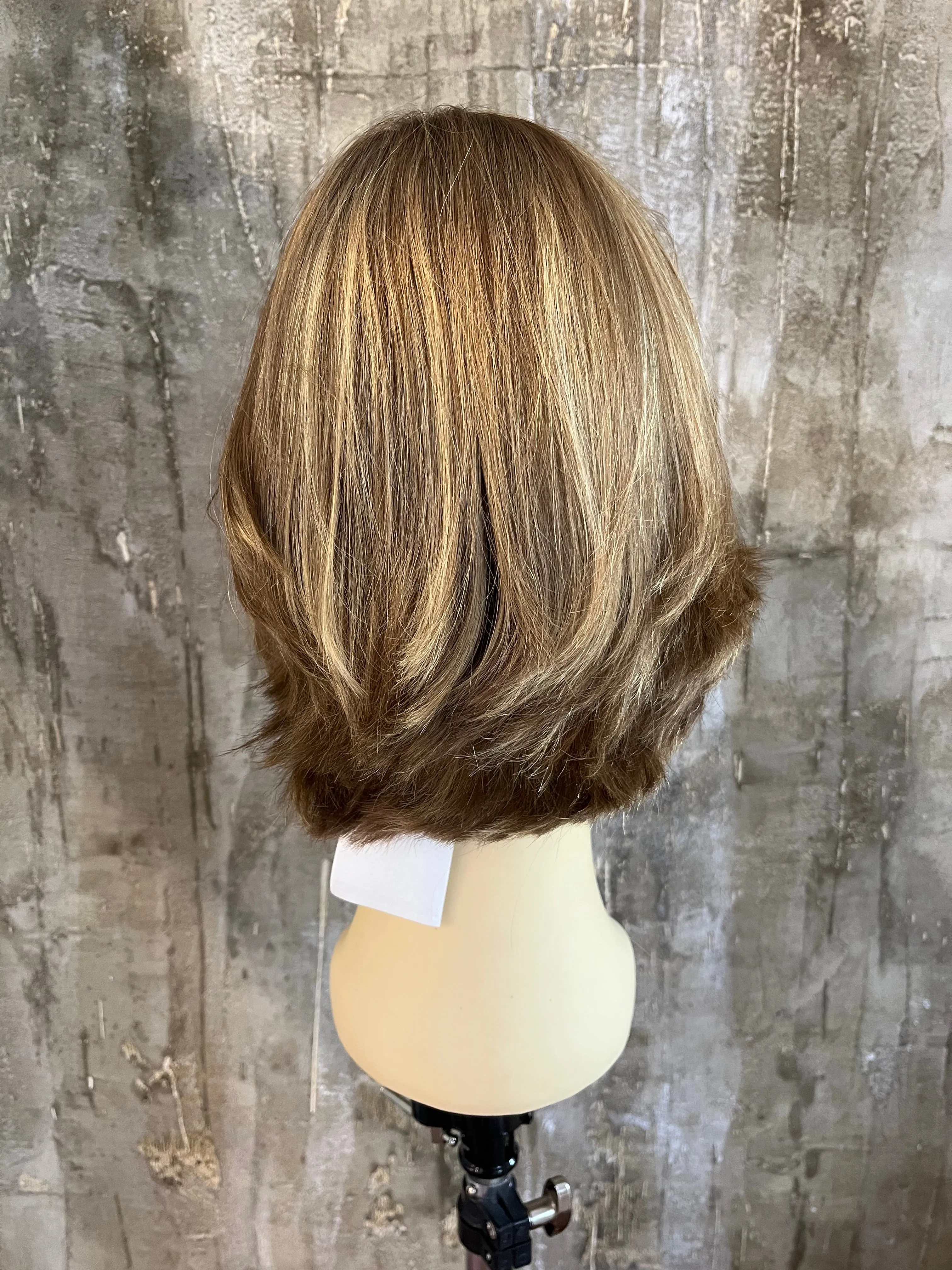 100% EUROPEAN VIRGIN HUMAN HAIR 13" BLOND WITH HIGHLIGHTS