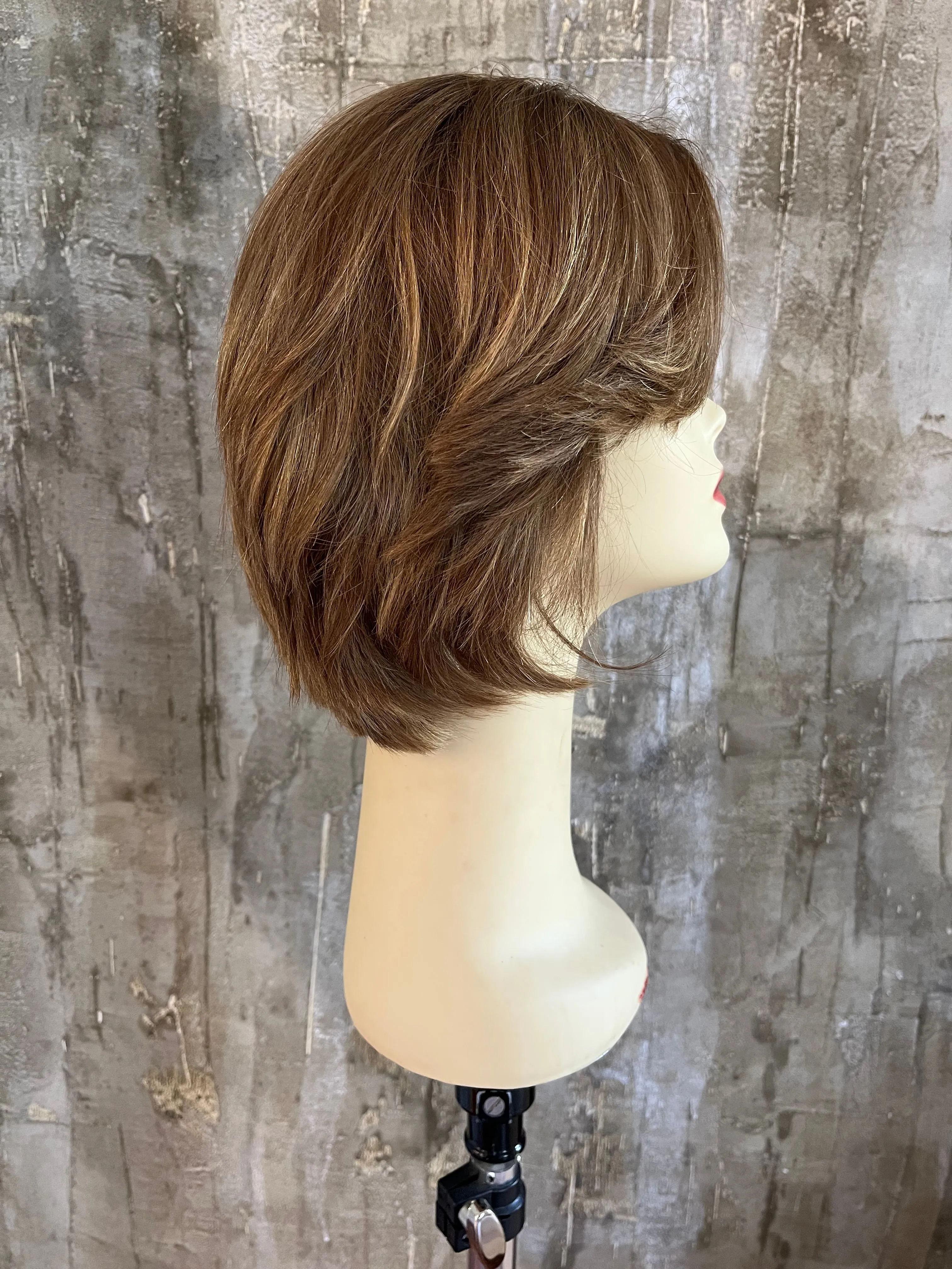 100% EUROPEAN VIRGIN HUMAN HAIR 13" DIRTY BLOND WITH BLOND STREAKS