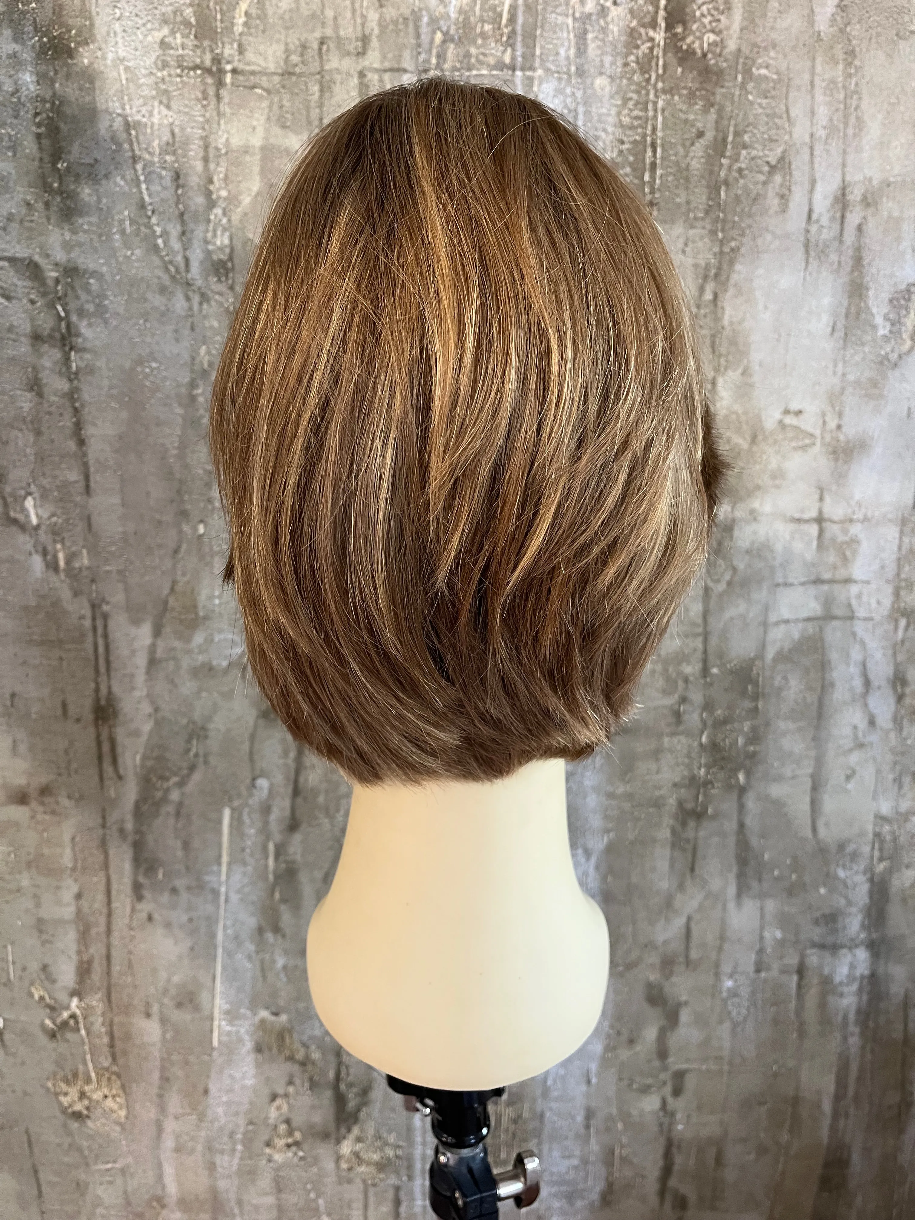 100% EUROPEAN VIRGIN HUMAN HAIR 13" DIRTY BLOND WITH BLOND STREAKS