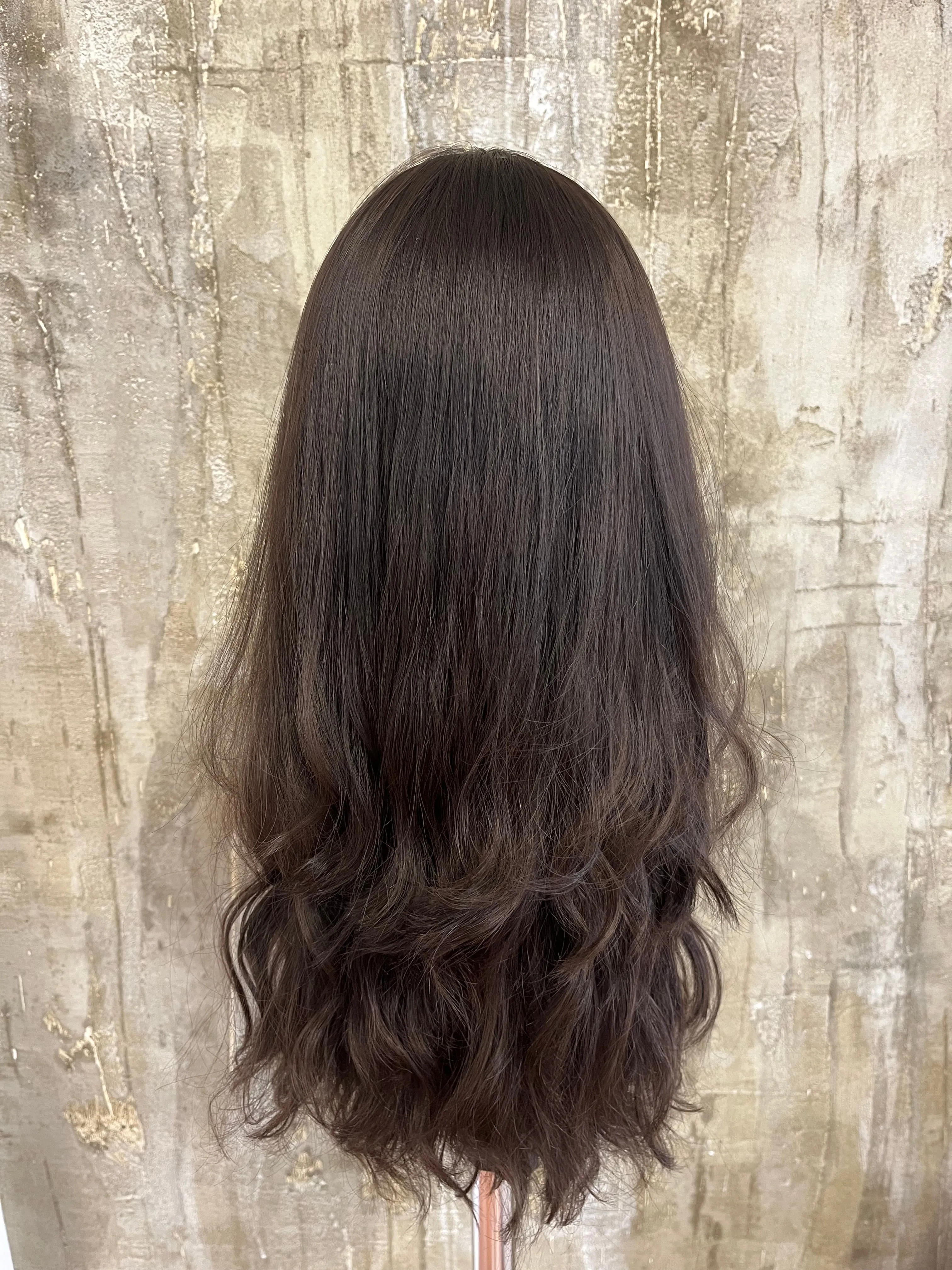 100% EUROPEAN VIRGIN HUMAN HAIR 22" BROWN