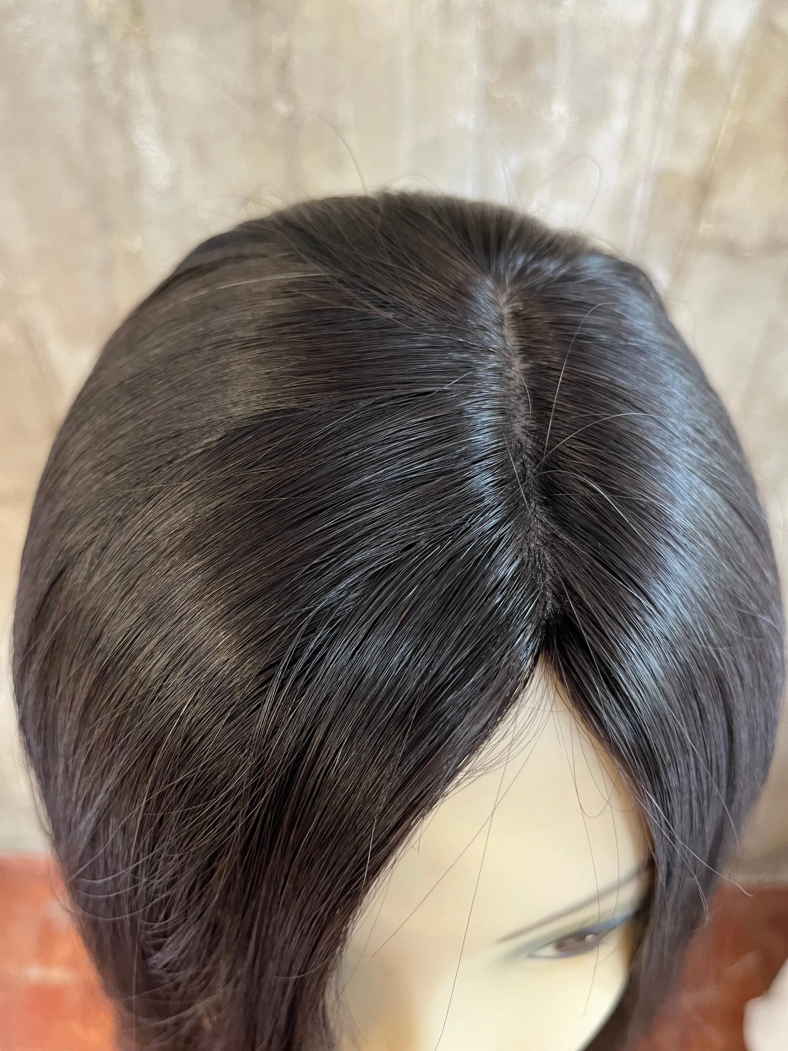 100% EUROPEAN VIRGIN HUMAN HAIR 25" DARKER BROWN