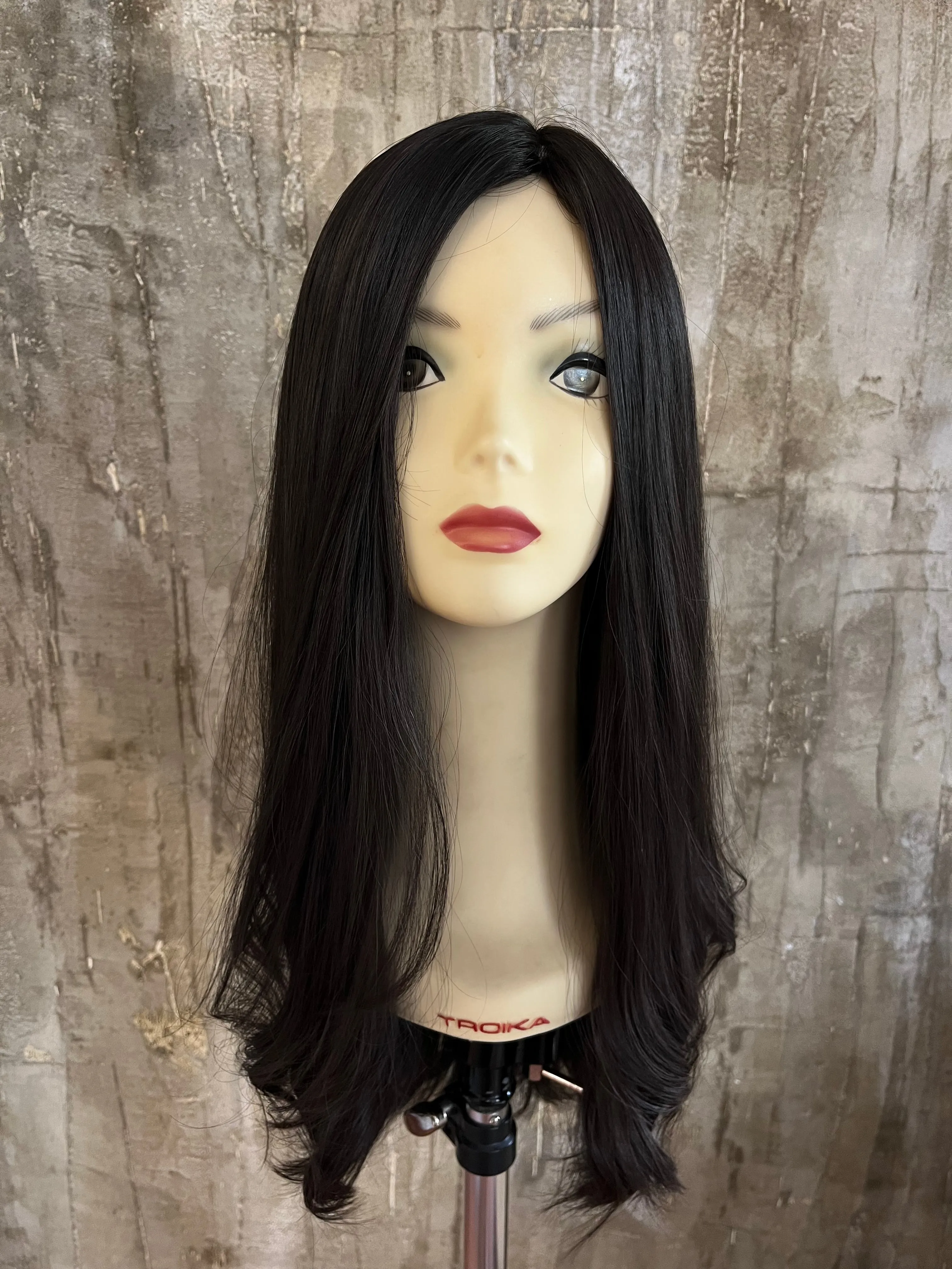 100% EUROPEAN VIRGIN HUMAN HAIR 25" DARKER BROWN