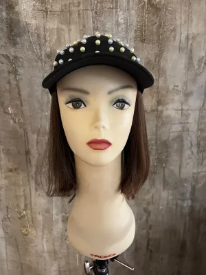 100% FINE HUMAN HAIR HAT FALL 13.5" DIRTY BLOND