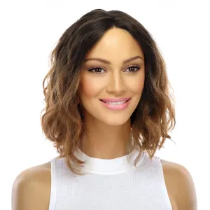 12" Divine Lace Top Wig Medium Brown Ombre Wavy