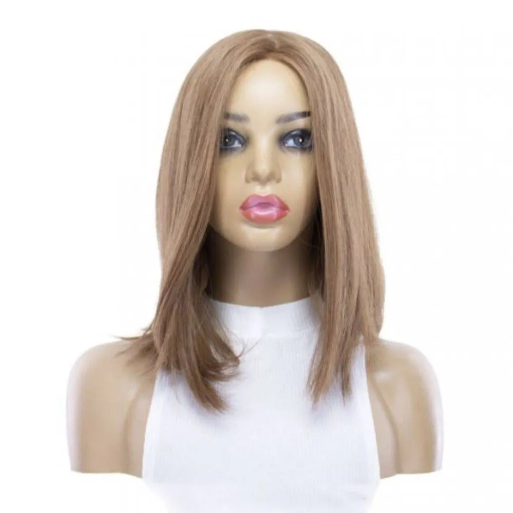 16" Princess Skin Top Wig Strawberry Blonde