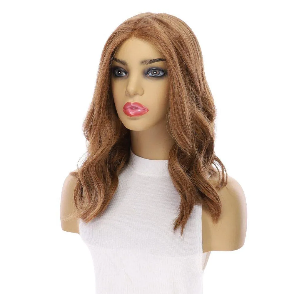 18" Princess Silk Top Wig Strawberry Blonde