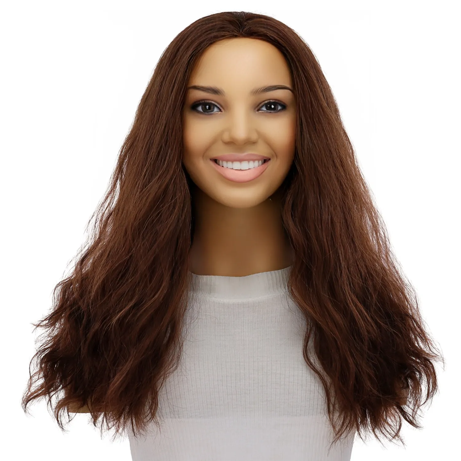 20" 3/4 Bandfall Wig Auburn Wavy