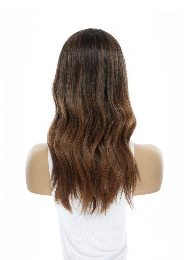 20" Divine Lace Top Wig Dark Brown Ombre