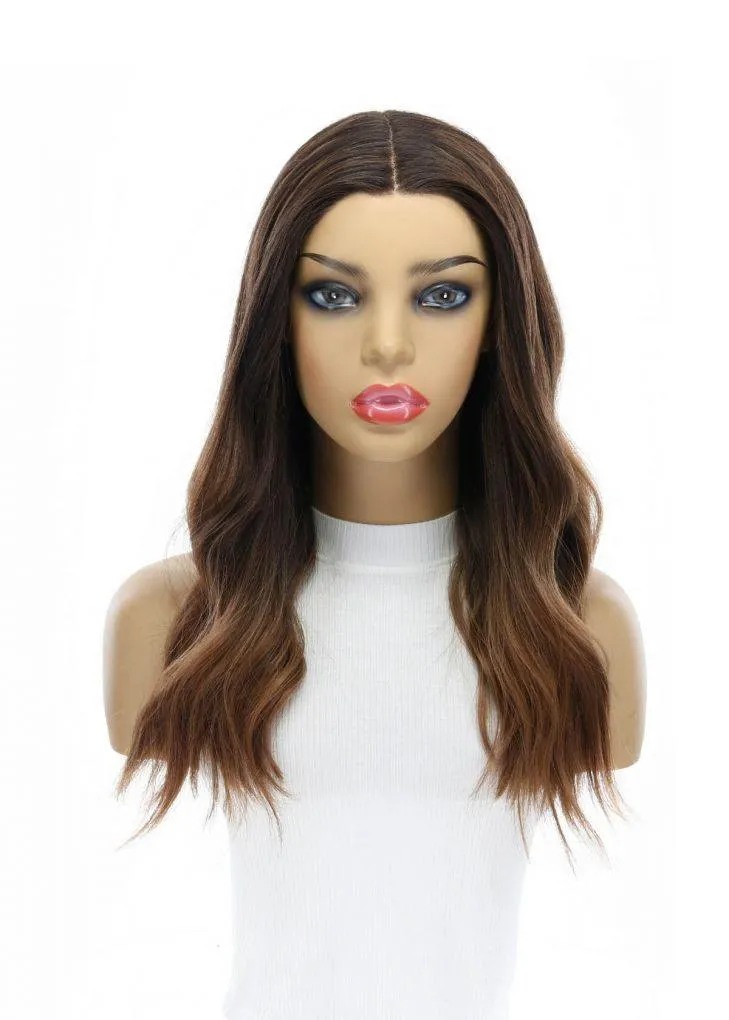 20" Divine Lace Top Wig Dark Brown Ombre