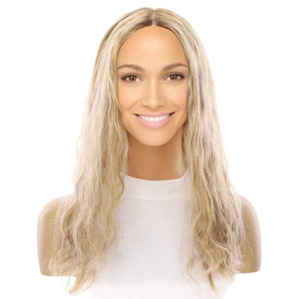20" Princess Silk Top Wig Ash Blonde Wavy