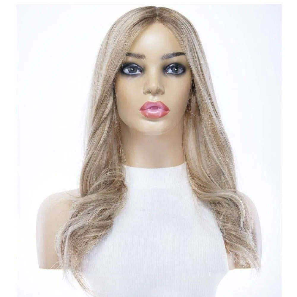 20" Princess Silk Top Wig Ash Blonde