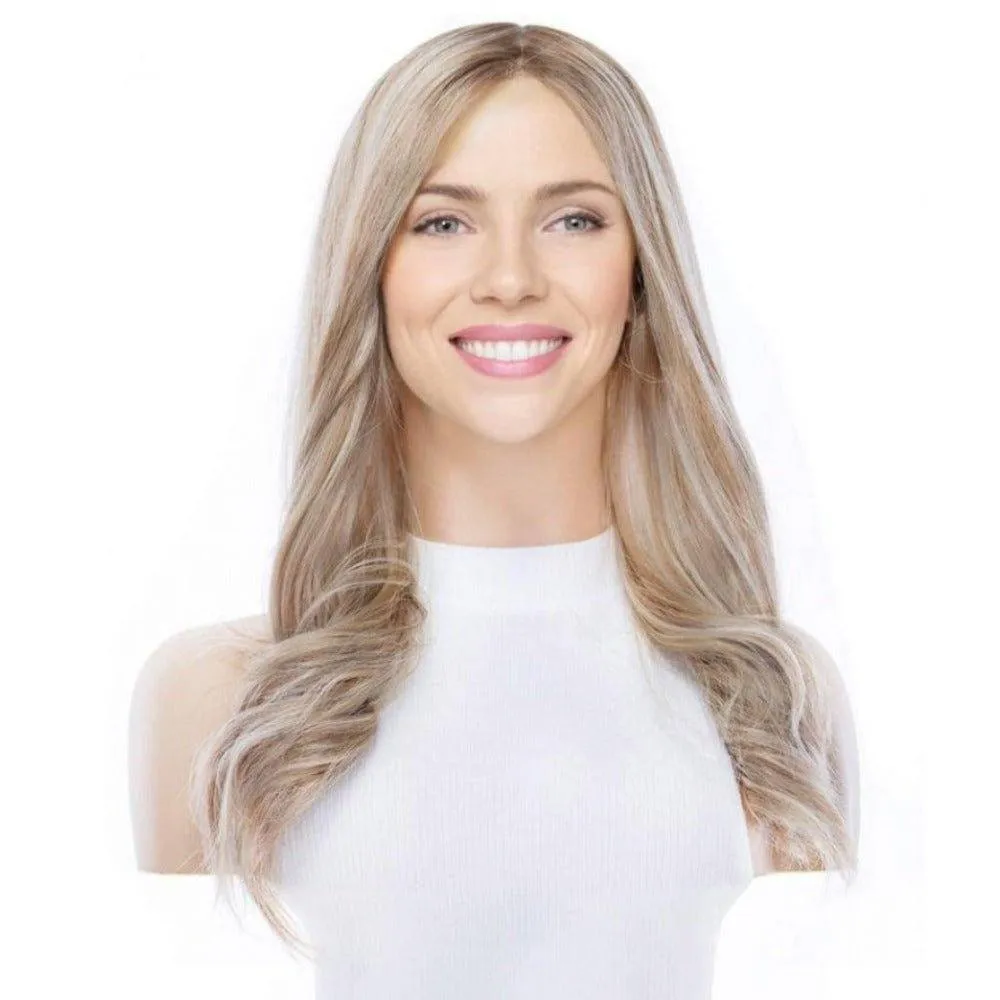 20" Princess Silk Top Wig Ash Blonde