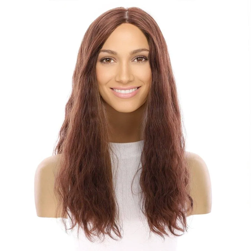 20" Princess Silk Top Wig Auburn Wavy