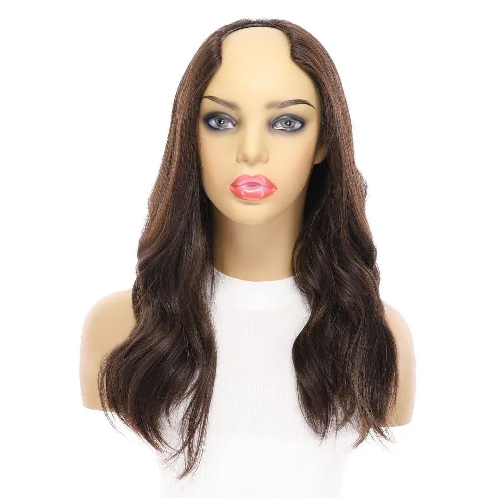 20" U-Shape Wig Dark Brown