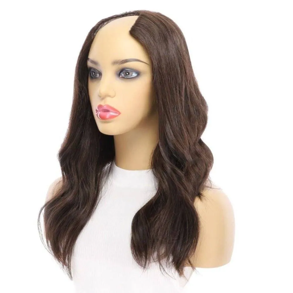 20" U-Shape Wig Dark Brown