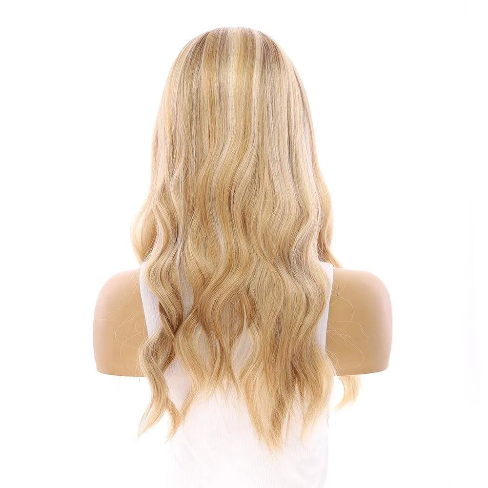 22" Princess Silk Top Wig Ash Blonde