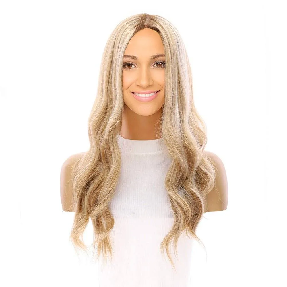 22" Princess Silk Top Wig Ash Blonde