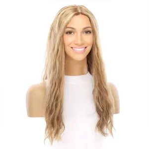 22" Princess Silk Top Wig Medium Blonde Wavy