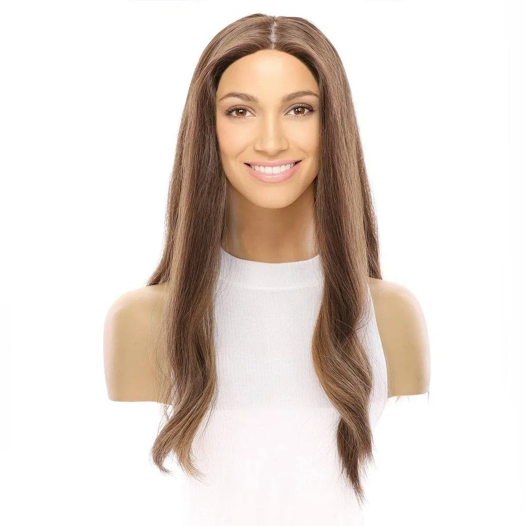 22" Princess Silk Top Wig Medium Brown Babylight