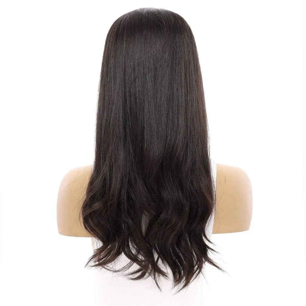 22" Princess Silk Top Wig Natural Black