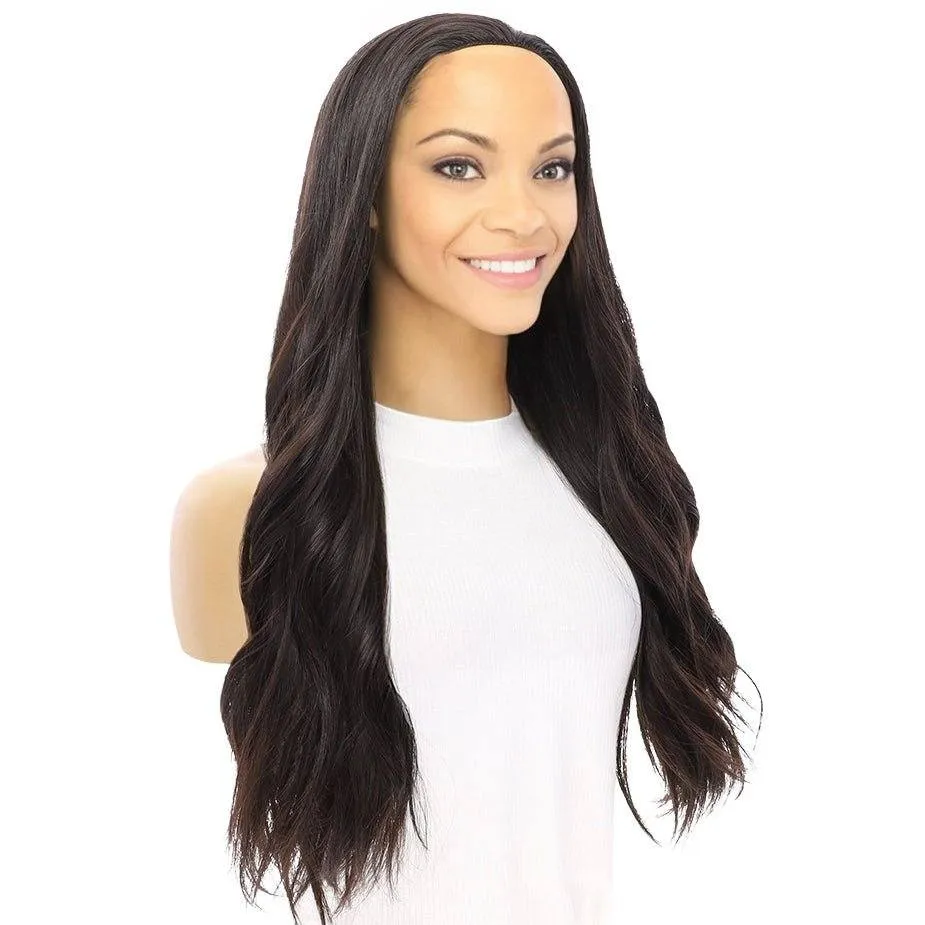 24" 3/4 Bandfall Wig Natural Black