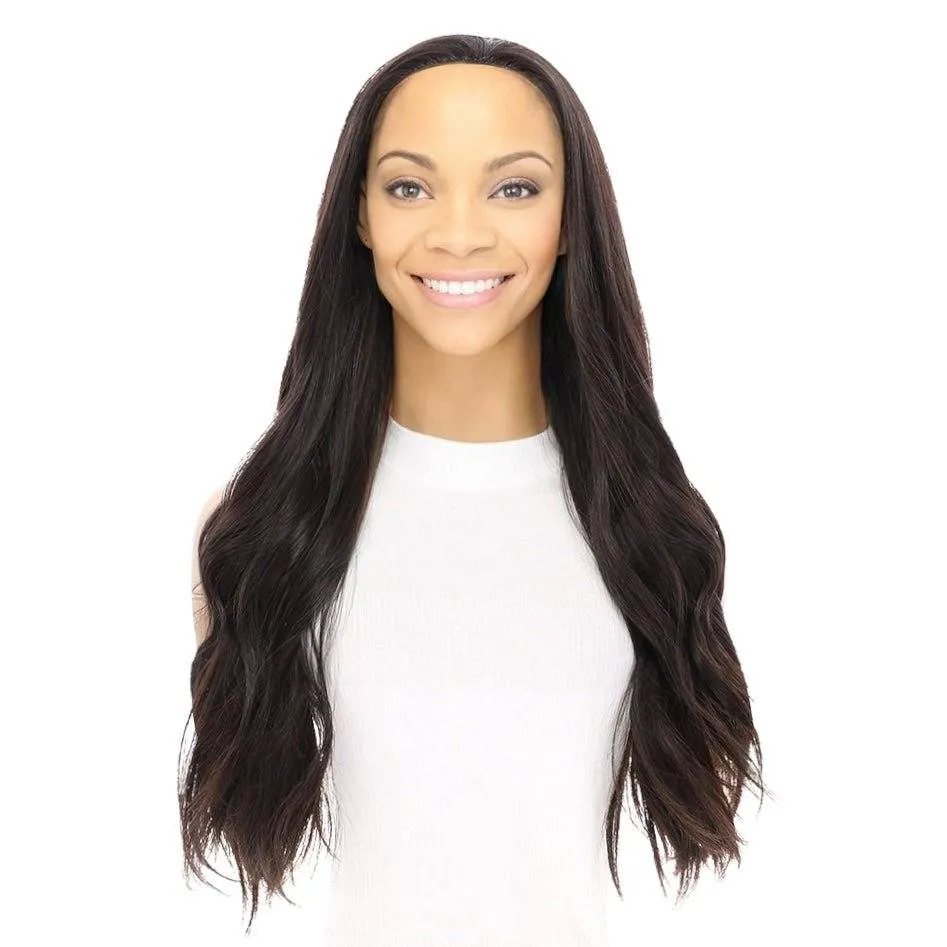 24" 3/4 Bandfall Wig Natural Black