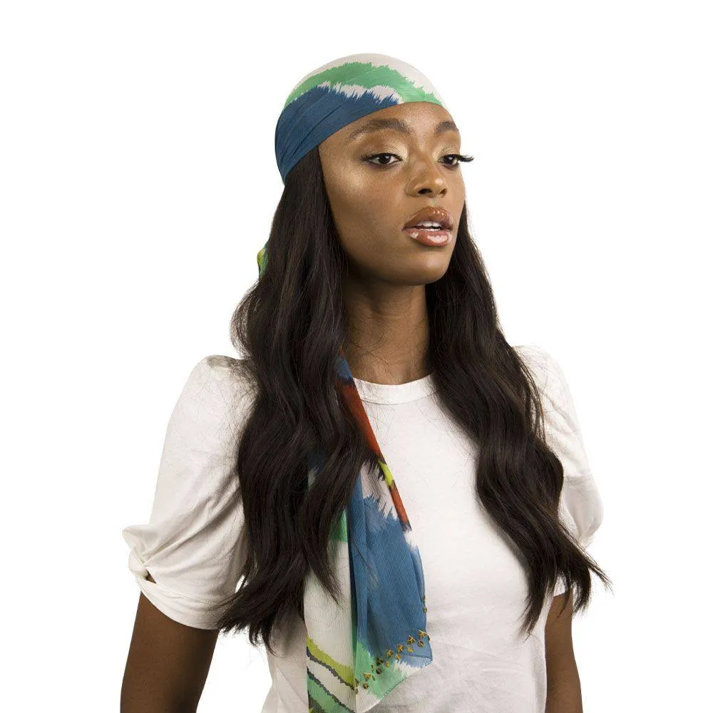24" 3/4 Bandfall Wig Natural Black