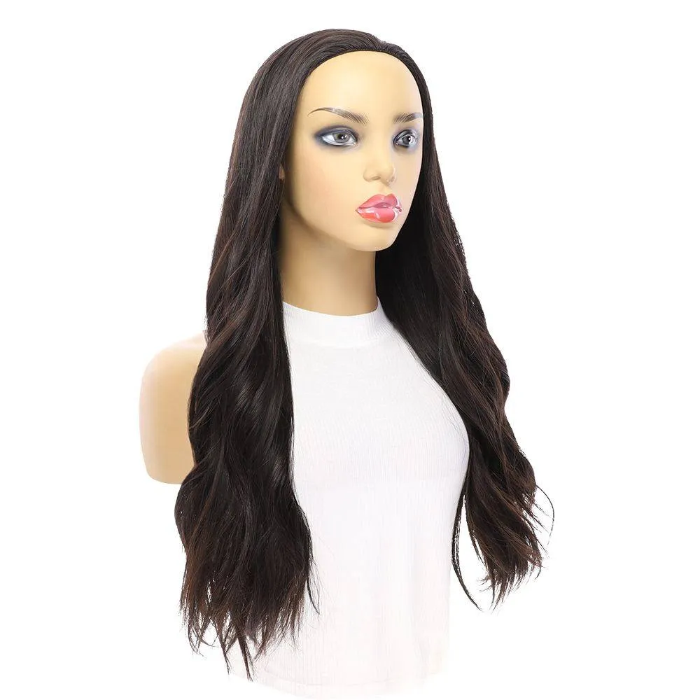 24" 3/4 Bandfall Wig Natural Black