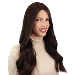24" Divine Lace Top Wig Dark Brown