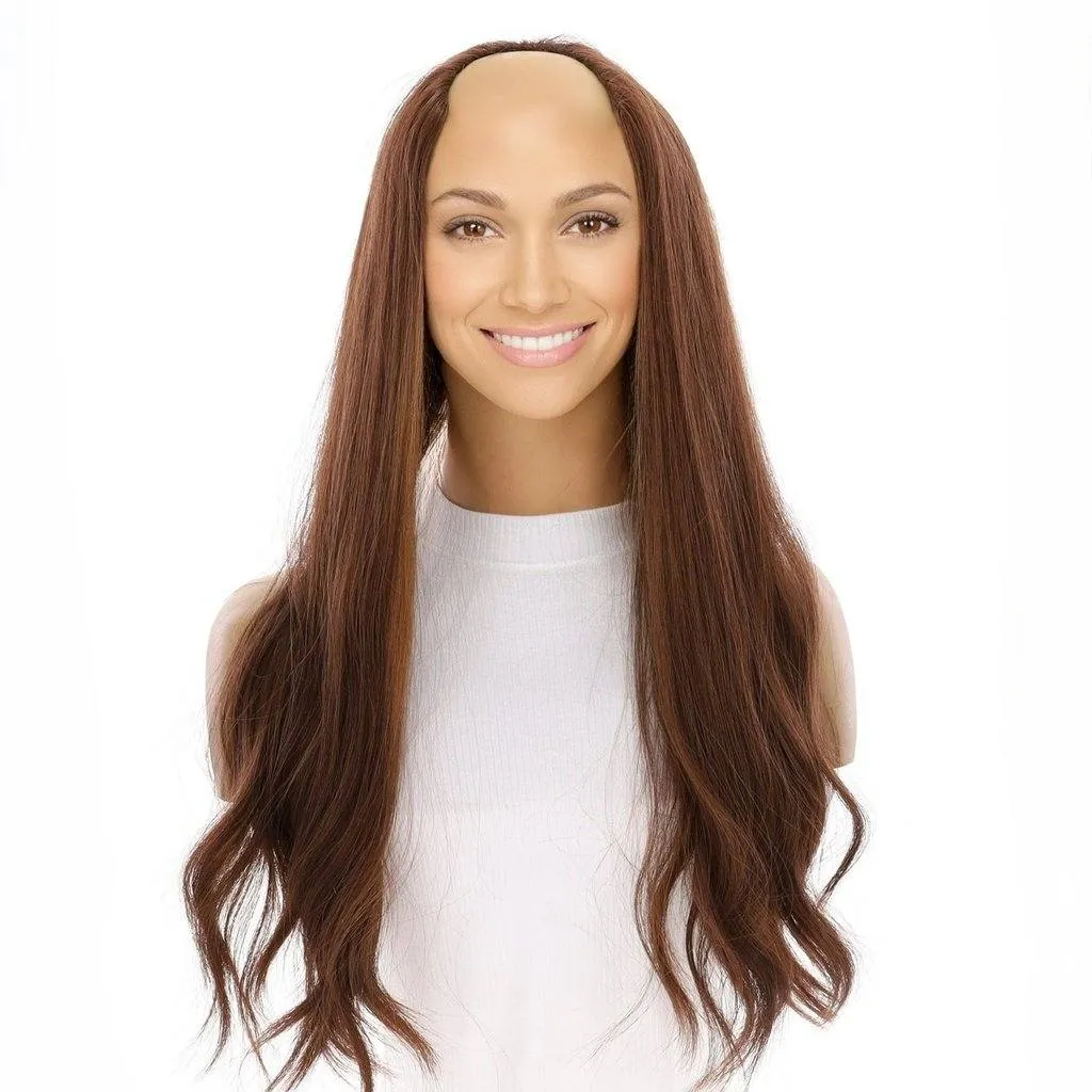 24" U-Shape Wig Auburn