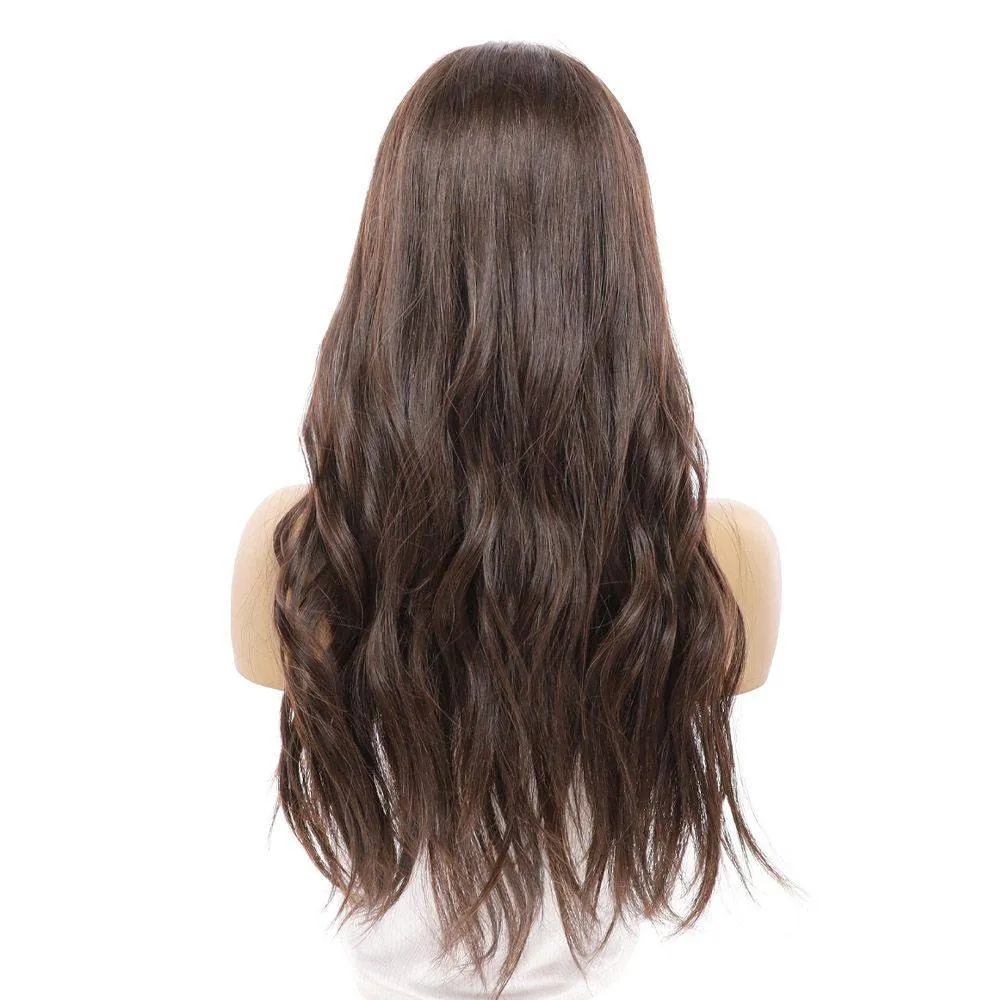 24" U-Shape Wig Dark Brown