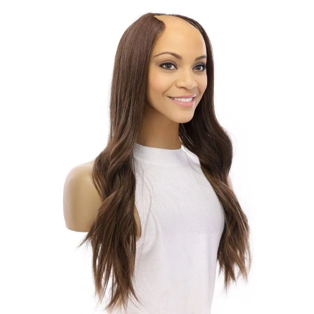 24" U-Shape Wig Medium Brown Babylight