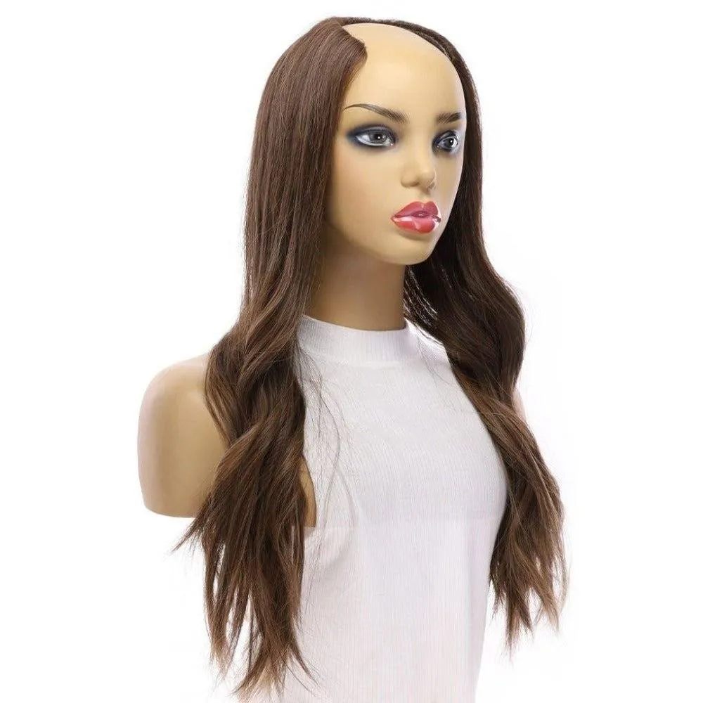 24" U-Shape Wig Medium Brown Babylight