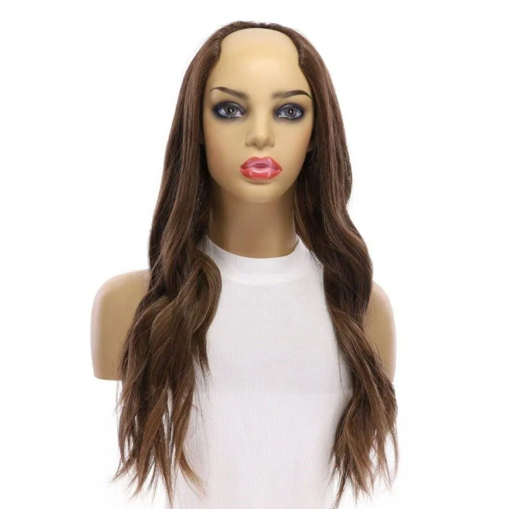 24" U-Shape Wig Medium Brown Babylight