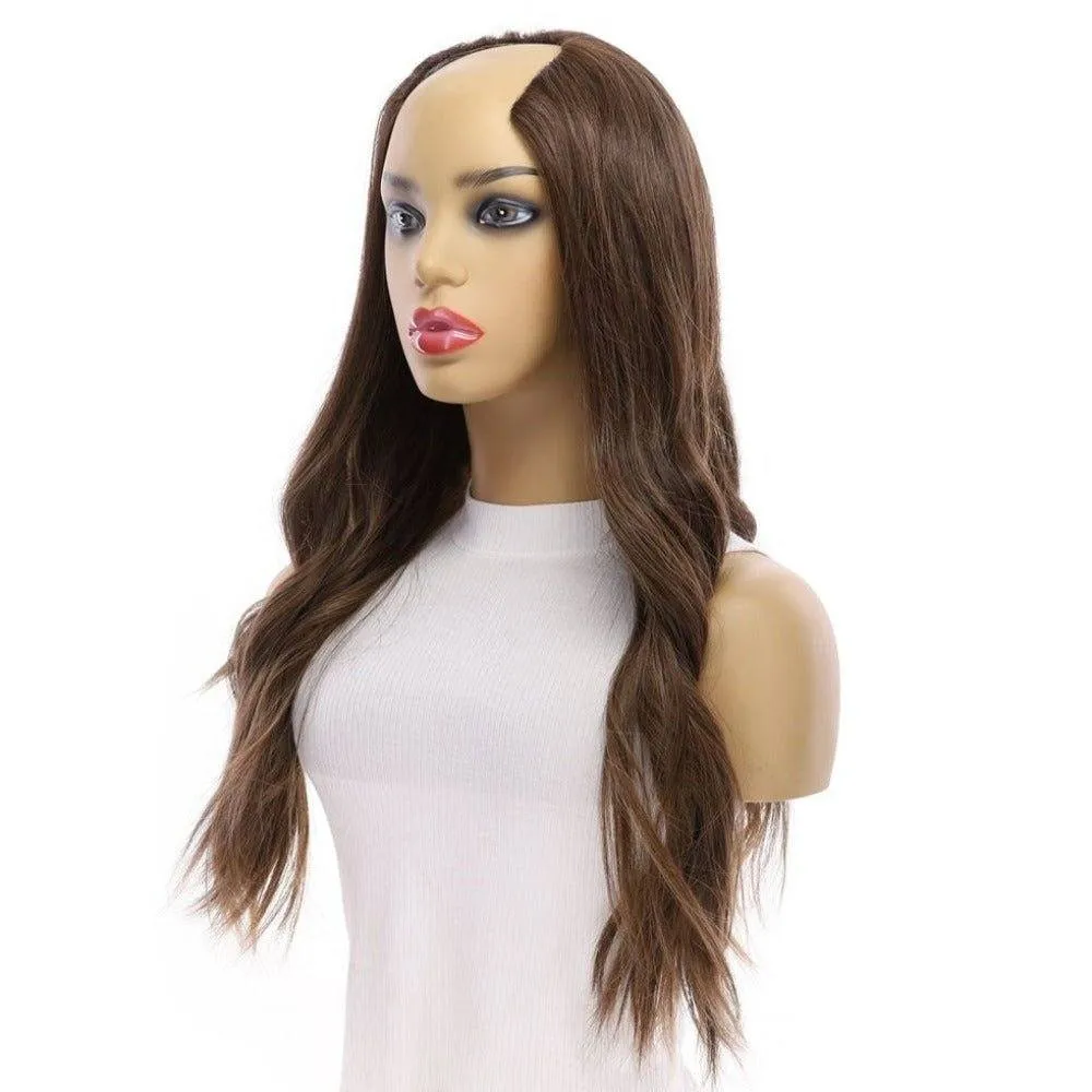 24" U-Shape Wig Medium Brown Babylight
