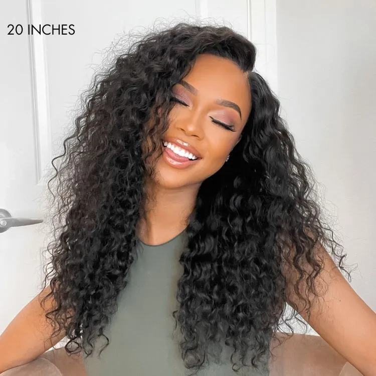 AiryFit™ Scalp Care Wigs | Water Wave Ear-to-Ear 13x6 Frontal HD Lace Glueless Curly Wig