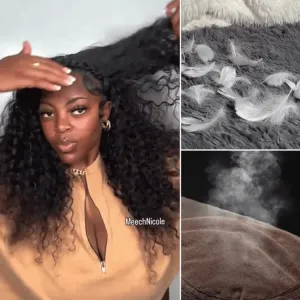 AiryFit™ Scalp Care Wigs | Water Wave Ear-to-Ear 13x6 Frontal HD Lace Glueless Curly Wig