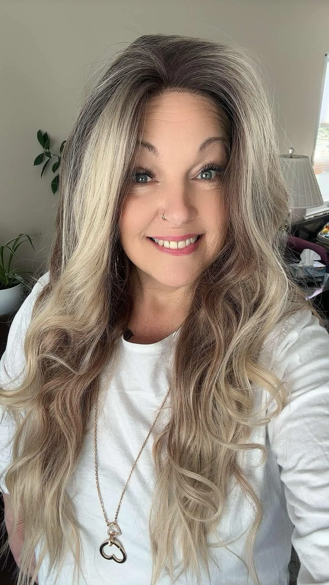 Brenda Collection-Shannon Ombre Ash Brown to Blonde Body Wave 13*4 Lace Front Wig