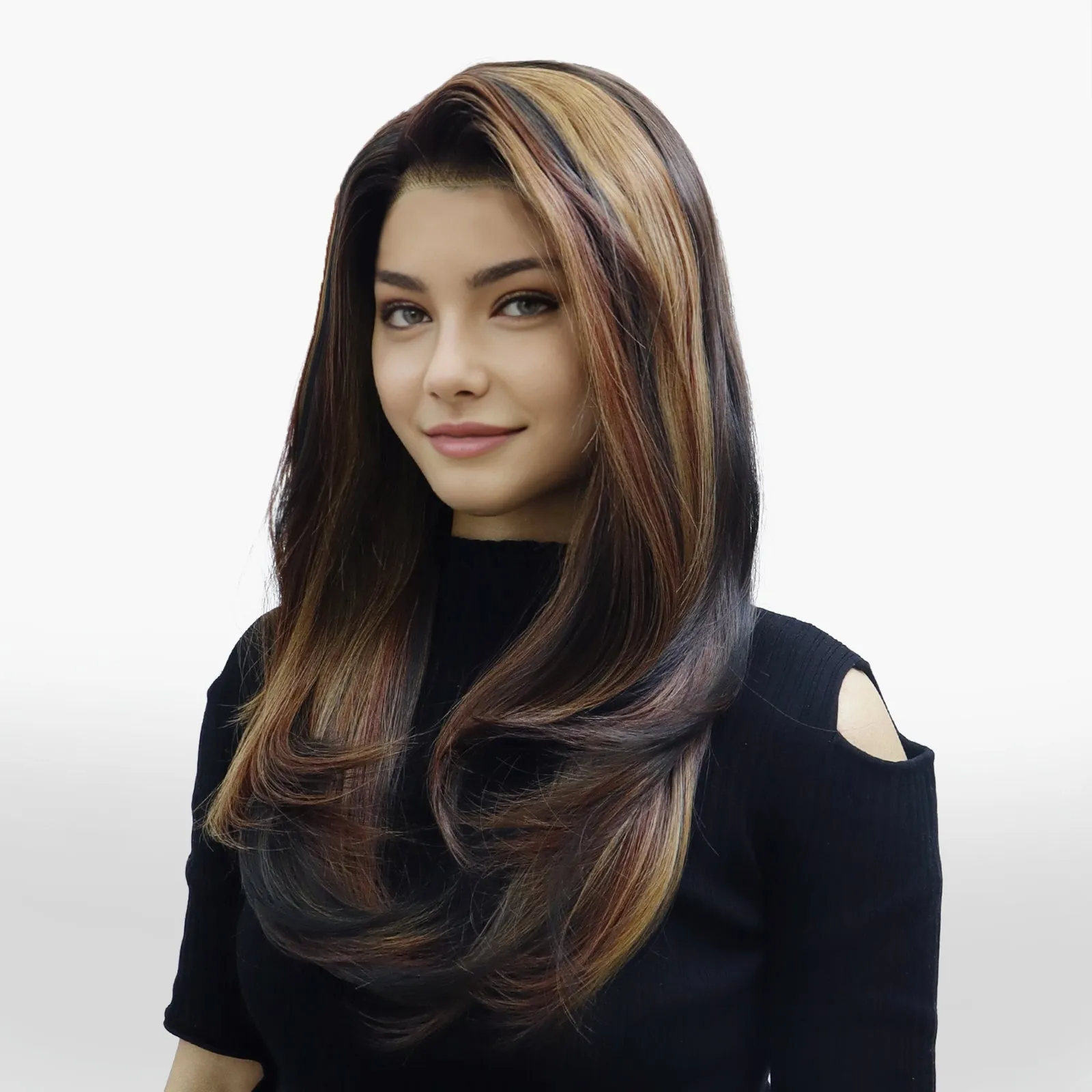 IMstye Peggy Calico Red Brown Blonde 13*4 Lace wig Daily wear Wig-K131-2481-C13*4