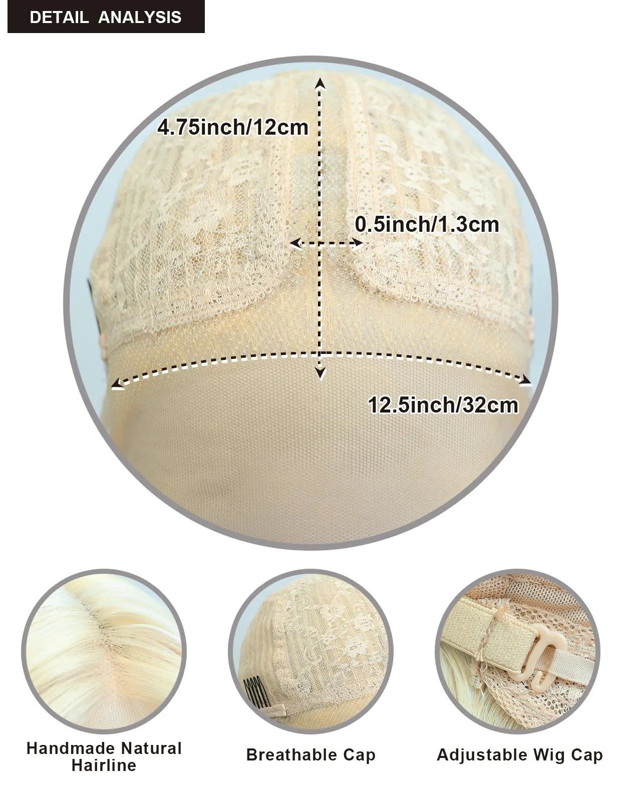 IMstyle Aurora Peachy Unqie Layer cut T part lace Front wig Daily party TK126-2460