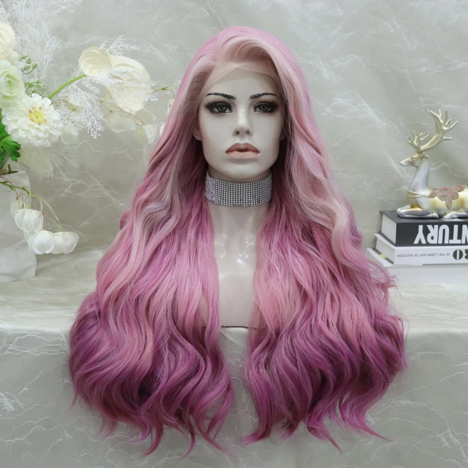 IMstyle Suzy party wig 13*2 lace front wigs green&blue&pink&red&orange
