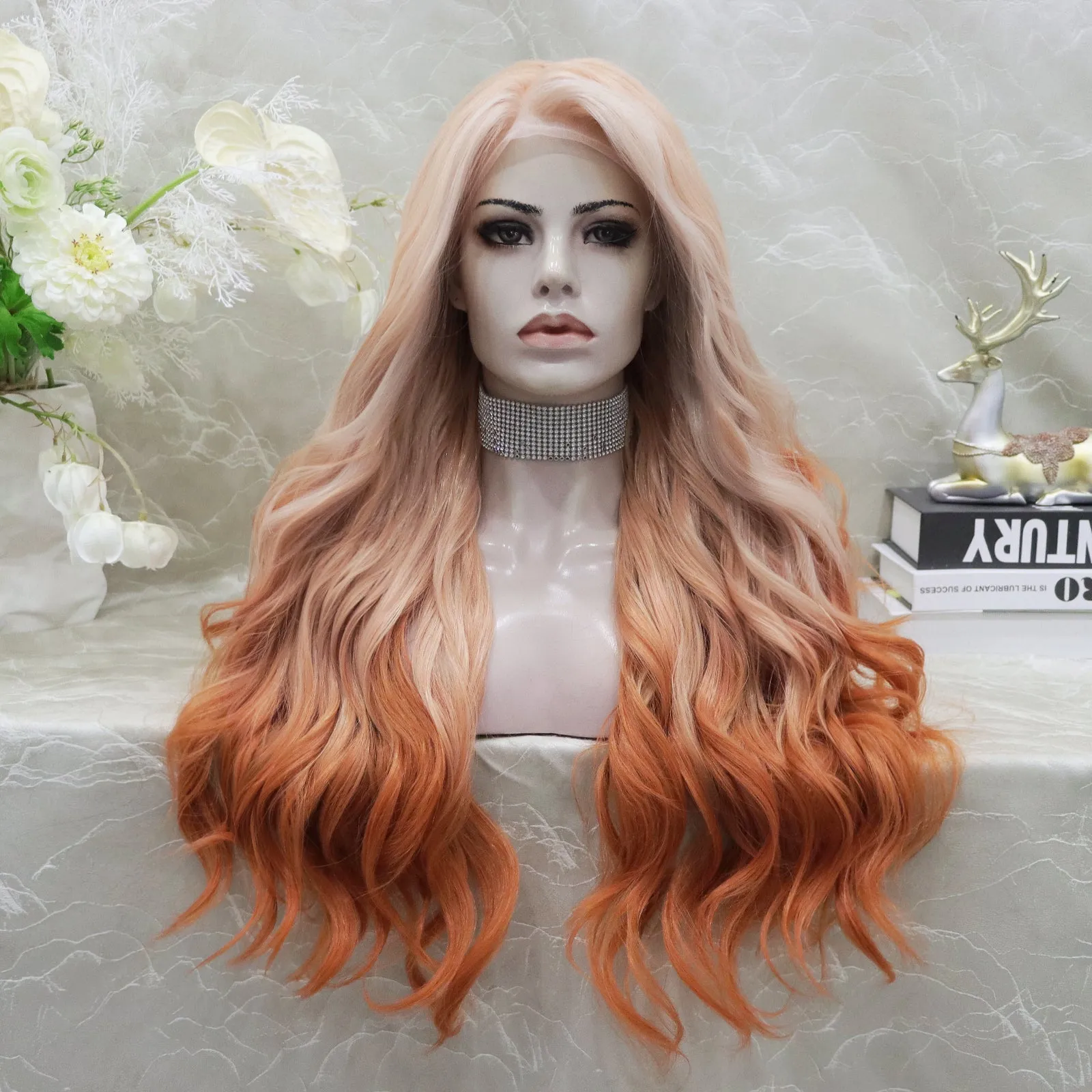 IMstyle Suzy party wig 13*2 lace front wigs green&blue&pink&red&orange