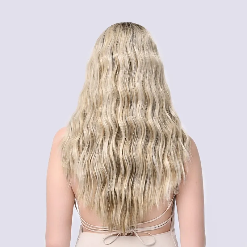 Imstylewigs Daisy 26 inches Highlight ombre blonde body wave lace wigs