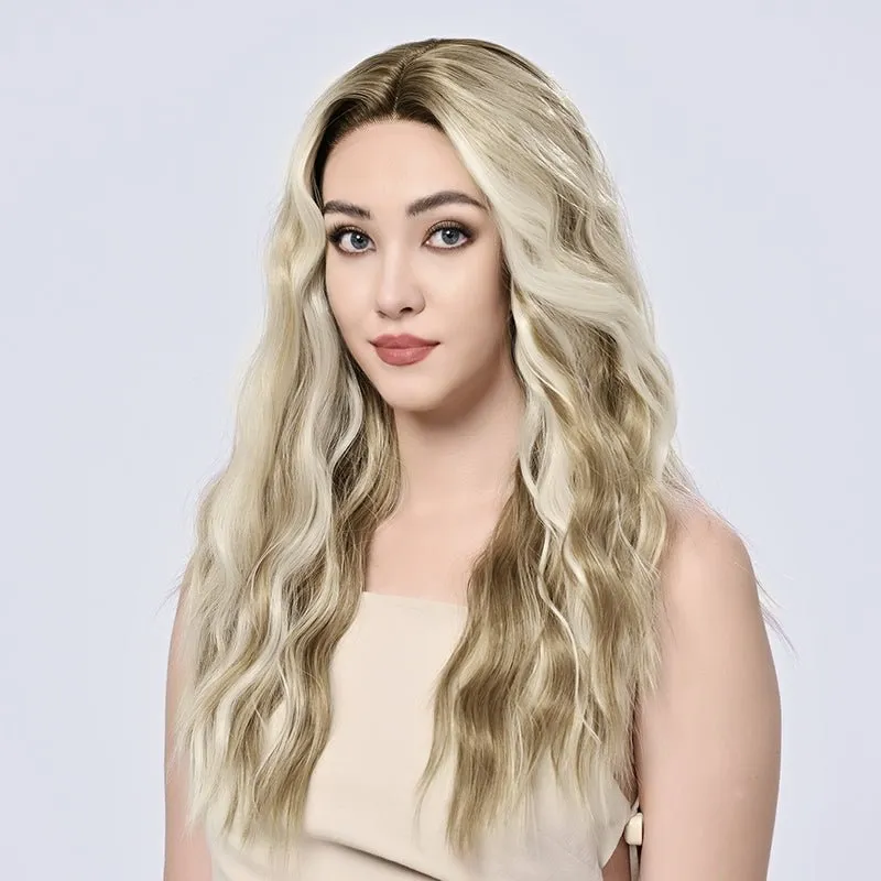 Imstylewigs Daisy 26 inches Highlight ombre blonde body wave lace wigs