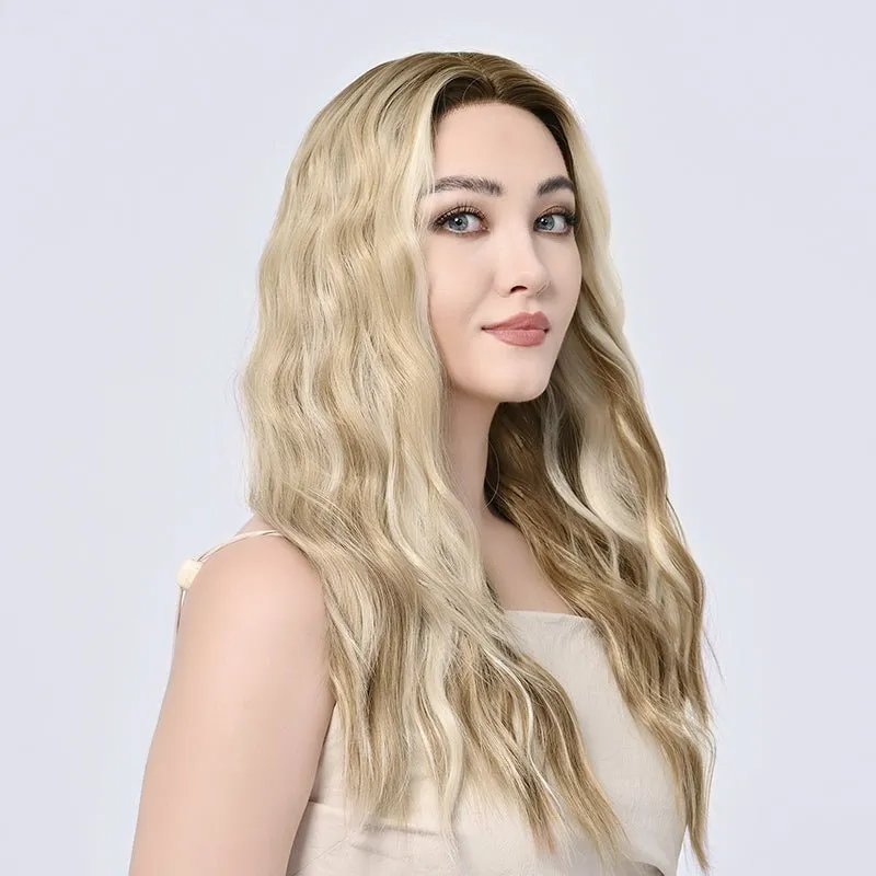Imstylewigs Daisy 26 inches Highlight ombre blonde body wave lace wigs