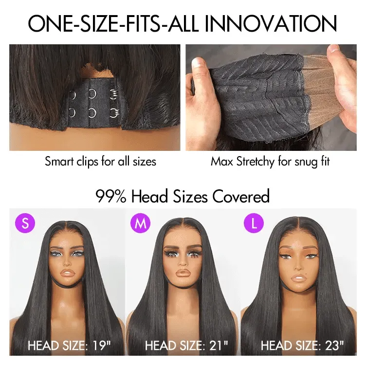 Luvme All-Day Comfort™ Wig Bouncy Wand Curly 7x6 Closure HD Glueless Wig Pre-Cut Lace