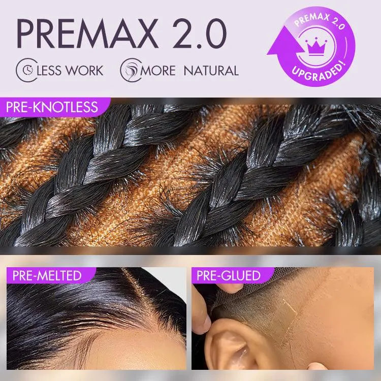 PreMax 2.0 Wigs | Nature Max Highlights Color Deep Wave Ear-to-ear Glueless 13x6 Frontal HD Lace Knotless Wig